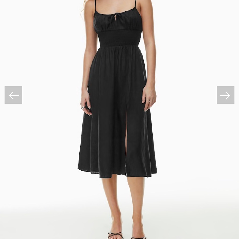 Aritzia Black Midi Dress